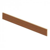 Tortola Teak 94 in. Long x 1/2 in. Deep x 7-3/8 in. Height Laminate Riser to be Used with Cap A Tread