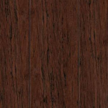 Hand Scraped Strand Woven Mocha 3/8 in. Thick x 2-3/8 in. Wide x 36 in. Length Solid Bamboo Flooring (28.5 sq. ft./case)