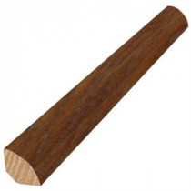 Hickory Chocolate 3/4 in. Thick x 3/4 in. Wide x 84 in. Length Hardwood Quarter Round Molding