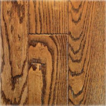 Oak Golden Wheat Hand Sculpted 3/4 in. Thick x 4 in. Wide x Random Length Solid Hardwood Flooring (17 sq. ft. / case)