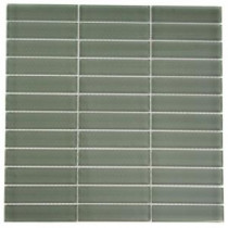 Contempo Seafoam 12 in. x 12 in. x 8 mm Polished Glass Mosaic Floor and Wall Tile