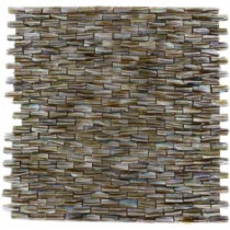 Baroque Pearl 3D Brick Pattern 12 in. x 12 in. x 8 mm Mosaic Floor and Wall Tile
