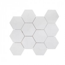 Geohex 8-5/8 in. x 10 in. x 8 mm Ceramic Mosaic Tile