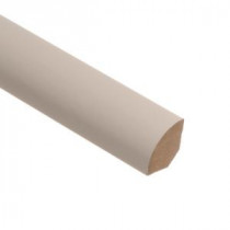 Recoatable White 5/8 in. Height x 3/4 in. Wide x 94 in. Length Laminate Quarter Round Molding