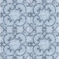 Marquess Carrera 12 in. x 12 in. x 10 mm Polished Marble Mosaic Tile
