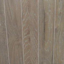 Oak Driftwood Wire Brushed Engineered Hardwood Flooring - 5 in. x 7 in. Take Home Sample