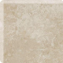 Sandalo Serene White 6 in. x 6 in. Ceramic Bullnose Corner Wall Tile