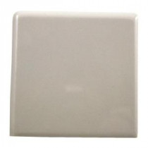 Semi-Gloss Almond 4-1/4 in. x 4-1/4 in. Ceramic Bullnose Outside Corner Trim Tile