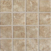 Del Monoco Carmina Beige 13 in. x 13 in. x 8 mm Porcelain Mosaic Floor and Wall Tile