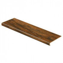 Medium Hickory 47 in. Length x 12-1/8 in. Deep x 2-3/16 in. Height Laminate to Cover Stairs 1-1/8 in. to 1-3/4 in. Thick