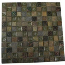 Roman Selection Rural Trail 12 in. x 12 in. x 8 mm Glass Mosaic Floor and Wall Tile
