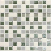 Coastal Keystones Caribbean Palm 12 in. x 12 in. x 6 mm Glass Mosaic Floor and Wall Tile