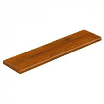 Cherry Sienna 47 in. Long x 12-1/8 in. Deep x 1-11/16 in. Height Laminate Left Return to Cover Stairs 1 in. Thick