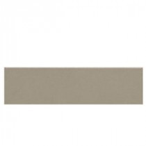 Colour Scheme Uptown Taupe 6 in. x 12 in. Ceramic Cove Base Trim Floor and Wall Tile