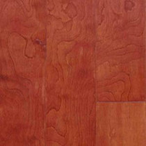 Birch Bordeaux 3/8 in. Thick x 4-1/4 in. Wide x Random Length Engineered Click Hardwood Flooring (20 sq. ft. / case)