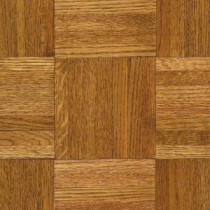 Oak Honey Parquet 5/16 in. Thick x 12 in. Wide x 12 in. Length Hardwood Flooring (25 sq. ft. / case)