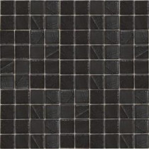 Metalz Palladium-1011 Mosaic Recycled Glass 12 in. x 12 in. Mesh Mounted Tile (5 sq. ft. / case)