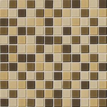 Isis Cream Blend 12 in. x 12 in. x 3 mm Glass Mesh-Mounted Mosaic Wall Tile