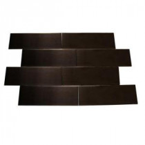 Metal Copper 2 in. x 6 in. x 8 mm Stainless Steel Metal Mosaic Floor and Wall Tile