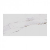 Developed by Nature Calacatta 12 in. x 24 in. Glazed Porcelain Floor and Wall Tile (15.6 sq. ft. / case)