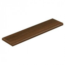 Maple Chocolate 47 in. Long x 12-1/8 in. Deep x 1-11/16 in. Height Laminate Left Return to Cover Stairs 1 in. Thick