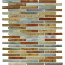 Fashion Accents Illumini Lake 12 in. x 12 in. x 8mm Random Porcelain Mosaic Wall Tile