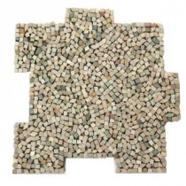 Palazzo Fortuna 12 in. x 12 in. x 6.35 mm Decorative Pebble Mosaic Floor and Wall Tile (10 sq. ft. / case)