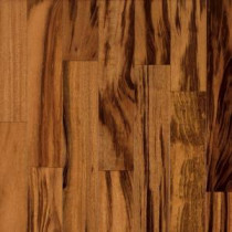 World Exotics Natural Tigerwood 3/8 in. x 3-1/2 in. x Varying Length Engineered Hardwood Flooring (36.62 sq. ft. / case)
