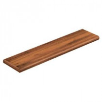 Maraba Hickory 47 in. Long x 12-1/8 in. Deep x 1-11/16 in. Height Laminate Left Return to Cover Stairs 1 in. Thick