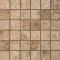 Navona Sole 12 in. x 12 in. x 10 mm Porcelain Mesh-Mounted Mosaic Floor and Wall Tile (8 sq. ft. / case)
