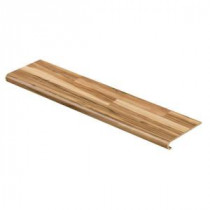 Brilliant Maple 94 in. Long x 12-1/8 in. Deep x 1-11/16 in. Height Laminate to Cover Stairs 1 in. Thick