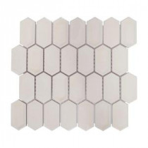 Honey Hive 10-3/8 in. x 11-1/4 in. x 8 mm Ceramic Mosaic Tile