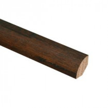 HS Strand Woven Bamboo Dark Mahogany 3/4 in. Thick x 3/4 in. Wide x 94 in. Length Hardwood Quarter Round Molding