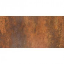 Vanity 12 in. x 24 in. Rust Porcelain Floor and Wall Tile (11.63 sq. ft. / case)