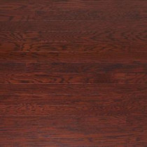Scraped Oak Cabernet 3/8 in. Thick x 4-3/4 in. Wide x Random Length Engineered Click Hardwood Flooring (33 sq. ft./case)