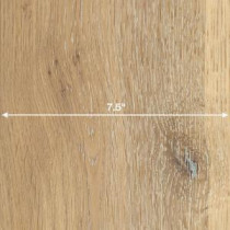 Wire Brushed White Oak 3/8 in. x 7-1/2 in. Wide x 74-3/4 in. Length Click Lock Hardwood Flooring (30.92 sq. ft. / case)