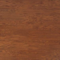 Scraped Oak Amaretto 3/8 in. Thick x 4-3/4 in. Wide x Random Length Engineered Click Hardwood Flooring (33 sq.ft./case)