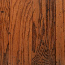 Distressed Oak Gunstock 3/8 in. Thick x 5 in. Wide Random Length Engineered Hardwood Flooring (25 sq. ft./Case)