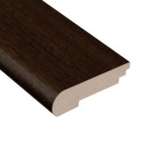 Jatoba Walnut Graphite 3/4 in. Thick x 3-1/2 in. Wide x 78 in. Length Hardwood Stair Nose Molding