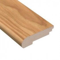 Wire Brushed Natural Hickory 3/8 in. Thick x 3-1/2 in. Wide x 78 in. Length Hardwood Stair Nose Molding