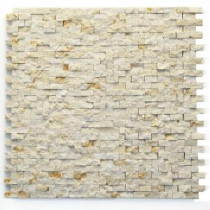 Modern Still Life 12 in. x 12 in. x 9.5 mm Marble Natural Stone Mesh-Mounted Mosaic Wall Tile (10 sq. ft. / case)