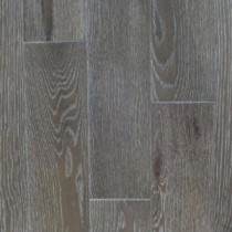 Oak Driftwood Wire Brushed Solid Hardwood Flooring - 5 in. x 7 in. Take Home Sample