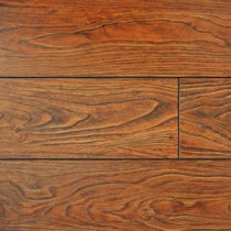 Cinnamon Color Laminate Flooring - 6-1/2 in. Wide x 3 in. Length Take Home Sample