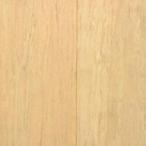 Windswept Ivory Click Lock Strand Woven Bamboo Flooring - 5 in. x 7 in. Take Home Sample