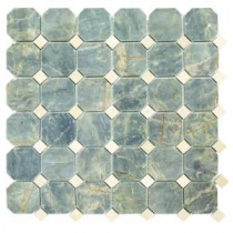 Union 12-1/4 in. x 12-1/4 in. x 9.5 mm Marble Mosaic Tile