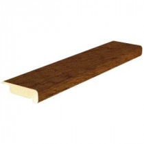 Smoked Oak 4/5 in. Thick x 2-2/5 in. Wide x 78-7/10 in. Length Laminate Stair Nose Molding