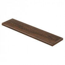 Hand Sawn Oak 94 in. Long x 12-1/8 in. Deep x 1-11/16 in. Height Laminate Right Return to Cover Stairs 1 in. Thick