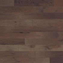 Brushed Vintage Hickory Pewter 3/8 in. x 4-3/4 in. x Random Length Engineered Click Hardwood Flooring (33 sq. ft. /case)
