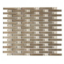 Sphynx 11 in. x 13.25 in. x 8 mm Glass Mosaic Wall Tile