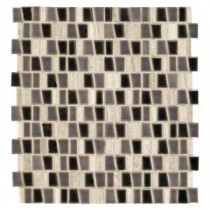 Studio Life Wall Street 12 in. x 12 in. x 8 mm Porcelain and Stone Mosaic Tile